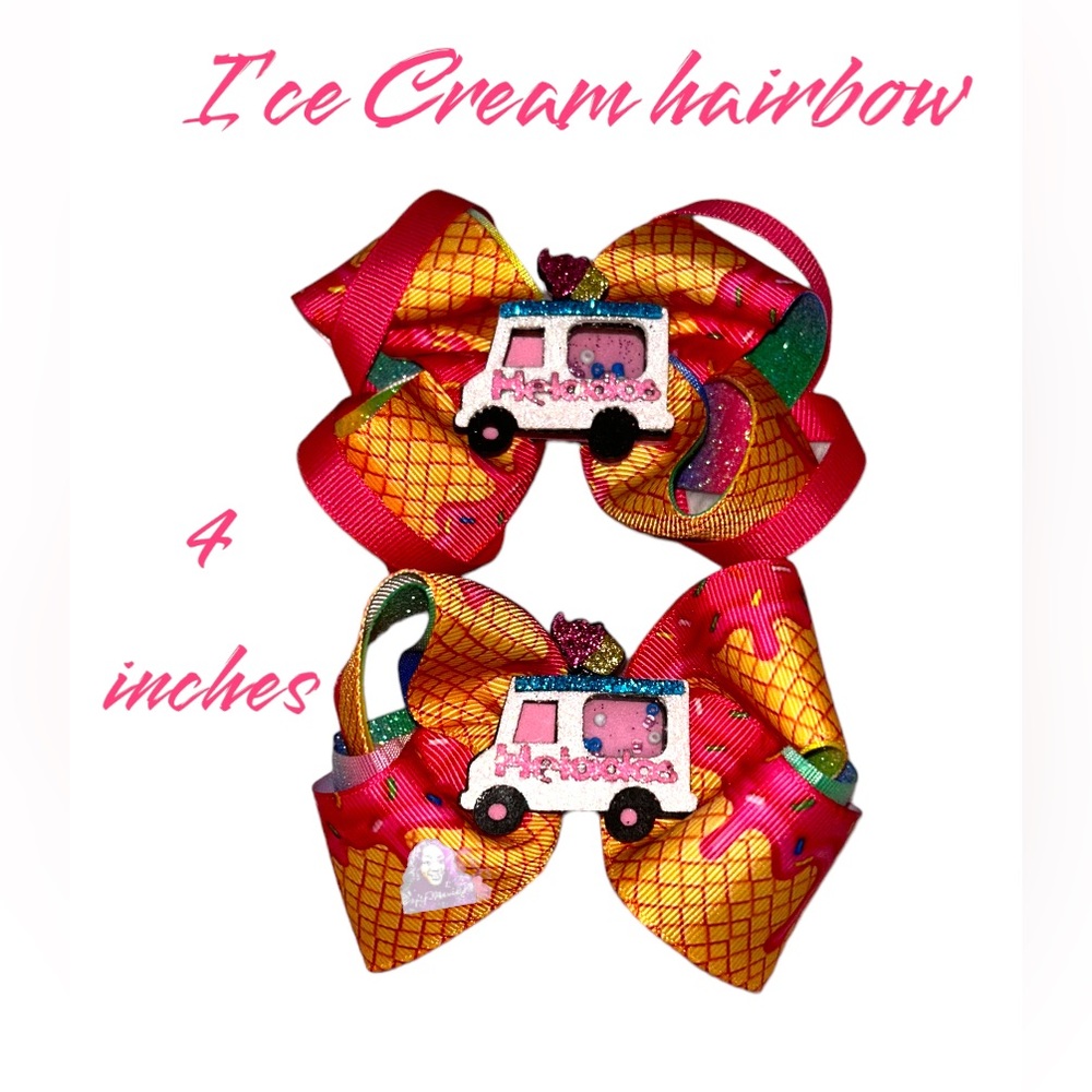 Ice Cream hairbow 🎀